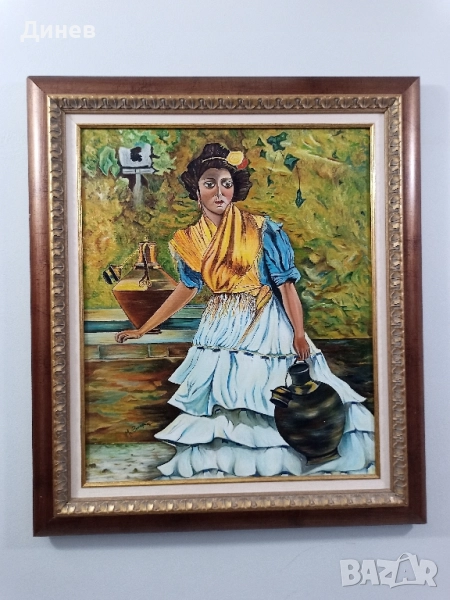 Картина маслени бои върху платно Ma Consepcion., снимка 1