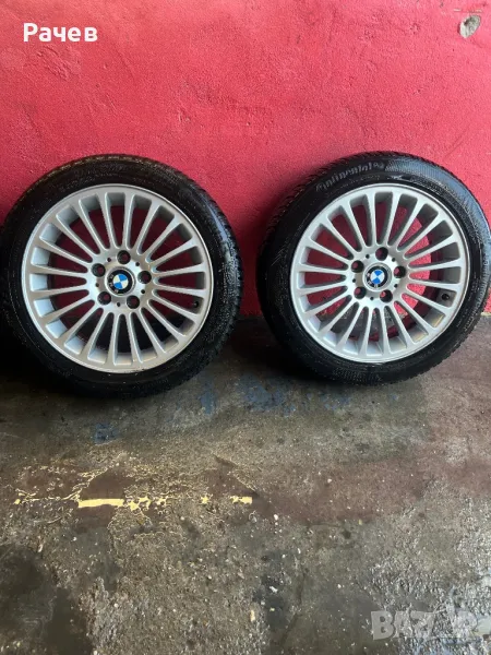 Джанти с гуми от BMW e46 style 73, снимка 1