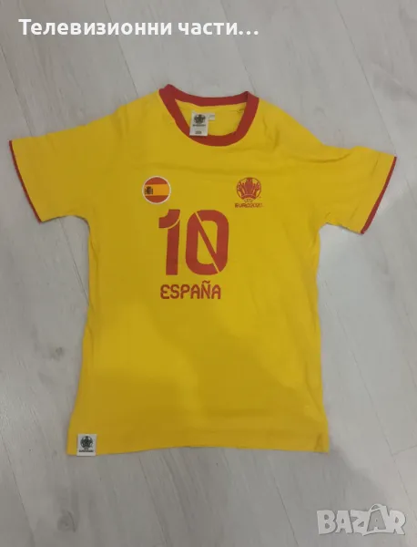 Футболна тениска фланелка на Испания Spain Espana Euro 2020 официален продукт 11-12 годишни, снимка 1
