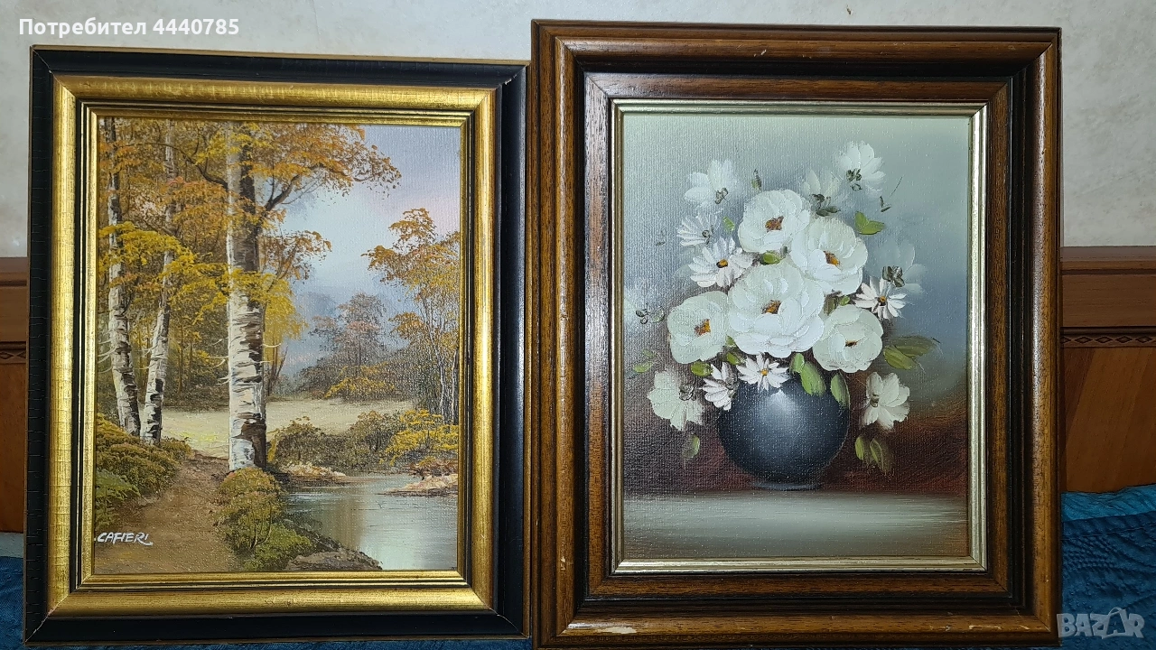 Картини масло в/у платно, снимка 1