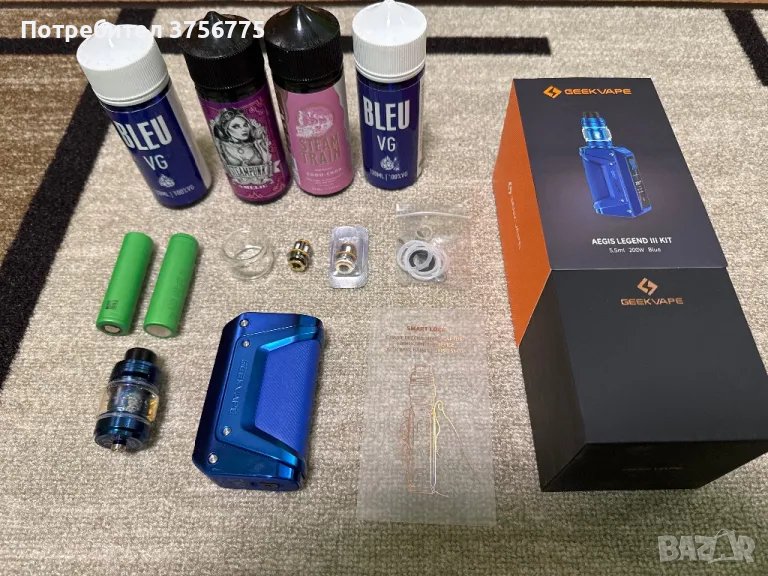 Geek Vape /Legend 3/Kit Blue, снимка 1