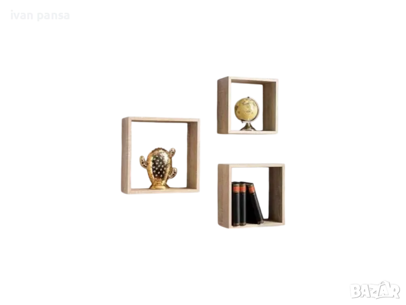 Етажерка пдч 3бр Айви мебел, снимка 1