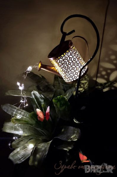 Градинска лампа- светеща лейка 😍 ✨️, снимка 1