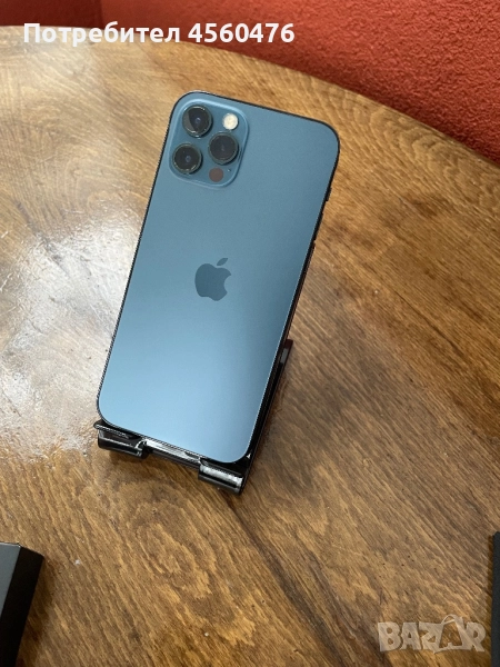 iPhone 12 Pro 128 gb Pacific Blue син много запазен, снимка 1