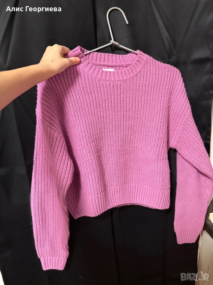 Розов пуловер, снимка 1