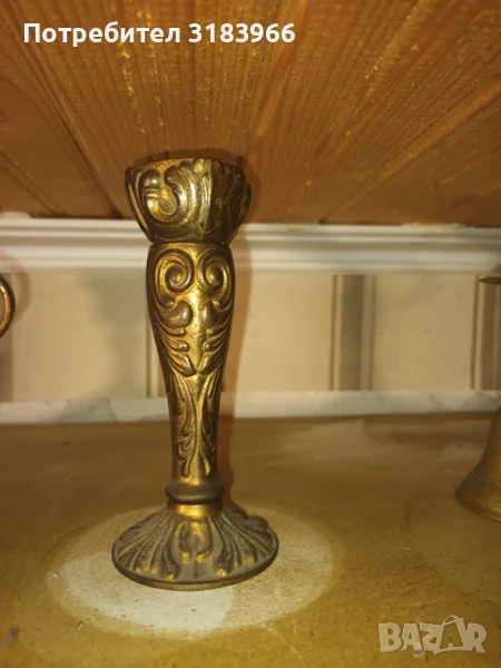 свещник от месинг № 7, снимка 1