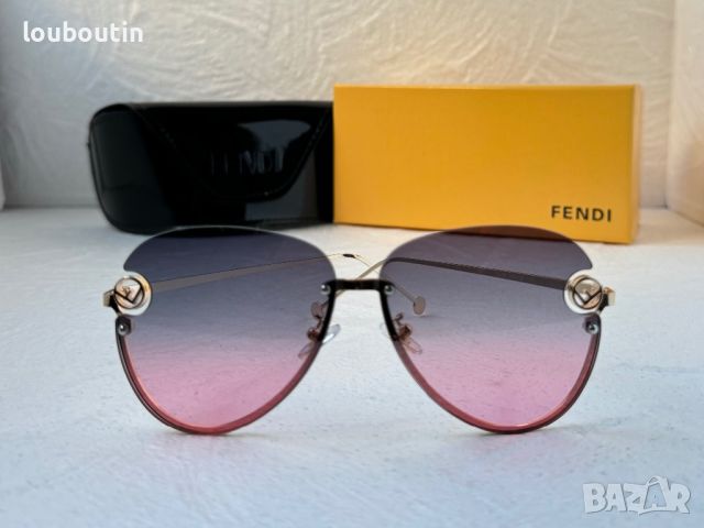 Fendi 2020 дамски слънчеви очила с лого, снимка 1 - Слънчеви и диоптрични очила - 45573659