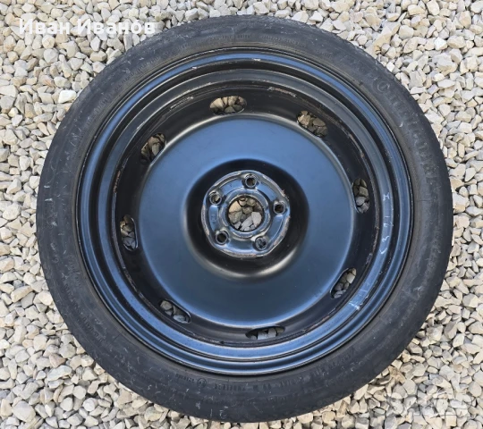 Резервна гума-патерица 125/70/18 5x112, снимка 2 - Гуми и джанти - 51407436