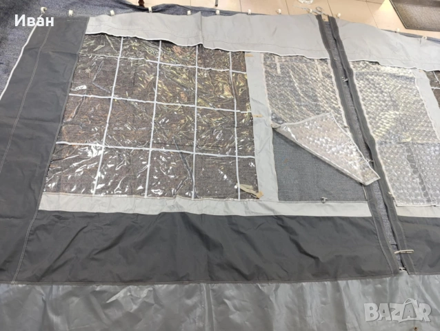 Панорамна тента за каравана MEHLER. Размер 800-835см земя -земя., снимка 17 - Палатки - 53869766