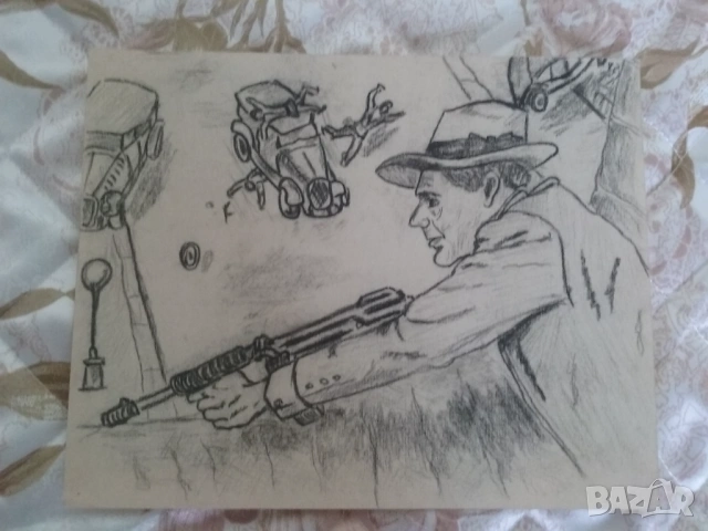 Лот от детски рисунки, снимка 4 - Антикварни и старинни предмети - 54278791