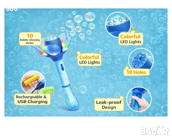 Автоматичен пистолет за балончета, снимка 4 - Други - 54088634