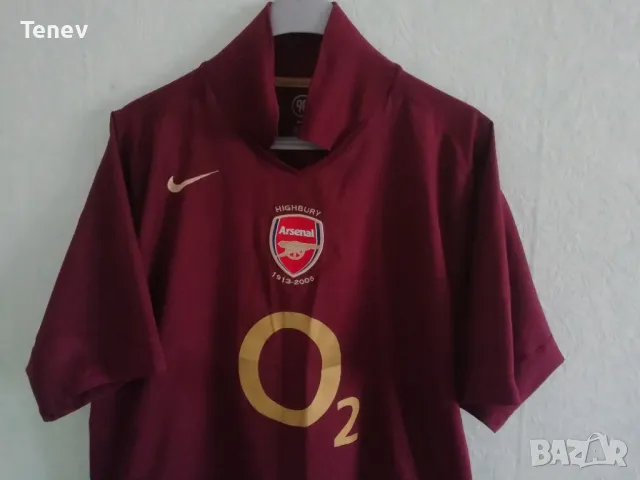 Arsenal Nike Highbury 2005/2006 оригинална тениска фланелка Арсенал L , снимка 5 - Тениски - 49884875