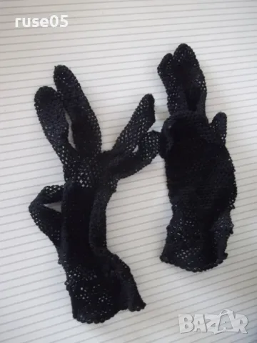 Чанта дамска в оплетка и ръкавици на 1 кука стара, снимка 2 - Чанти - 49701864