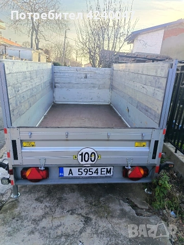 Humbaur 1300кг със спирачка , снимка 6 - Ремаркета - 53787579