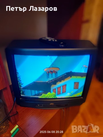 21 ична ТВ с кинескоп JVC с дистанционно,опция сателитен приемник, снимка 3 - Телевизори - 50602369