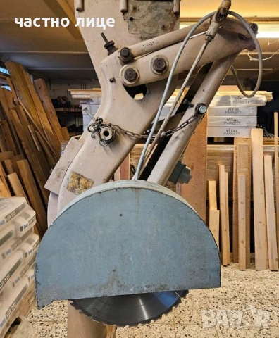 Продавам машина за рязане на дърво/метал  напречна, снимка 3 - Циркуляри - 53540136
