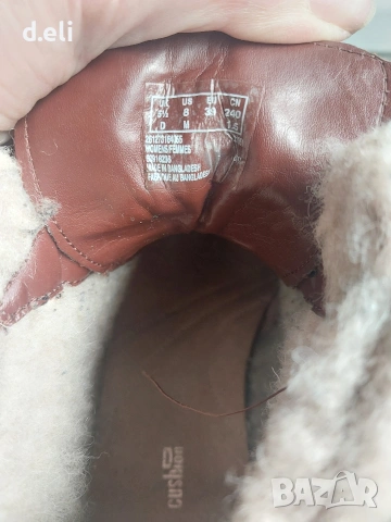 Clark's Original Size 38 100% Кожа Топли зимни ботушки, снимка 4 - Дамски боти - 53292646
