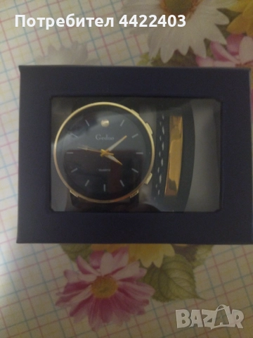 Часовник и гривна Geduo, снимка 4 - Мъжки - 52858233