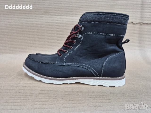 Нови Кожени Мъжки Боти Есенно Зимни