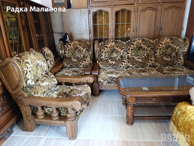 Холова гарнитура  от масивно дърво 