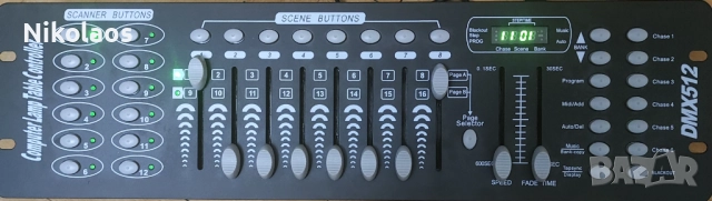 (Нов)пълен комплект DMX/LED осветление (прожектори),стойка, контролер,кабели, снимка 15 - Други - 52656926