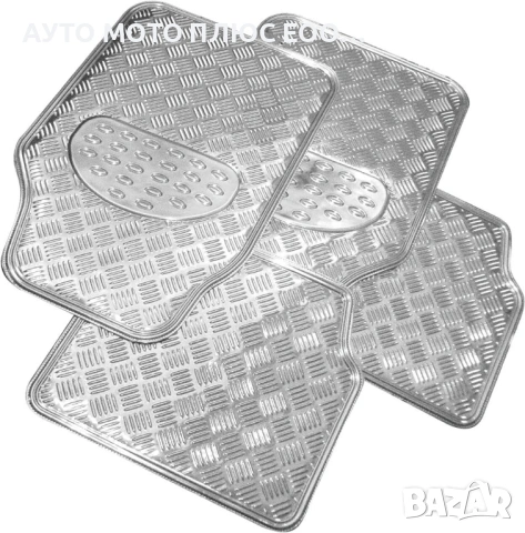 Универсални стелки с метален ефект - Хром, 4 броя., снимка 2 - Аксесоари и консумативи - 53906840