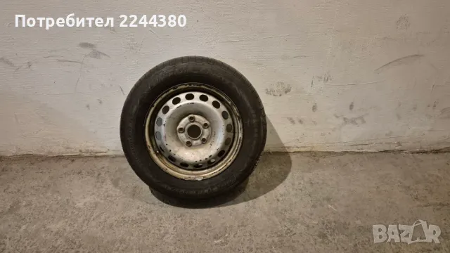 Резервна джанта с гума 5*112, 6J, 15", 195/65R15 и крик VW, снимка 1 - Гуми и джанти - 48323077