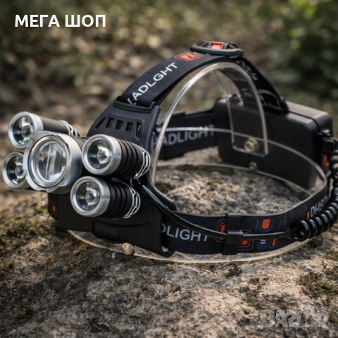 Мощен Led челник 5 в 1 с регулируем ъгъл