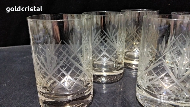 стари стъклени чаши , снимка 6 - Антикварни и старинни предмети - 53143830