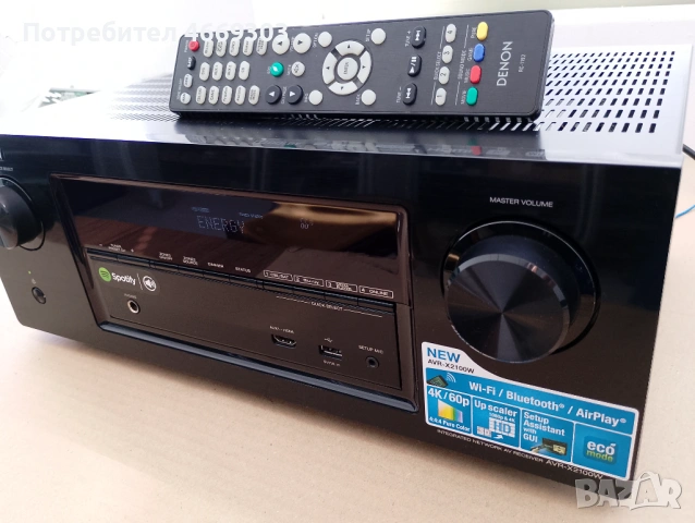 Denon AVR X 2100 WIFI, Bluetooth , снимка 2 - Ресийвъри, усилватели, смесителни пултове - 53854572