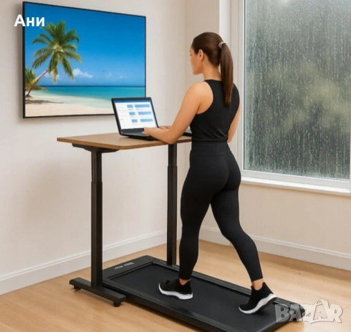 Електрическа бягаща пътека Halofit X50, 6 км/ч, 90 кг, 100x38 см, , снимка 4 - Фитнес уреди - 53397087