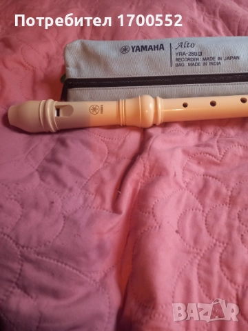 Блок флейта алто , снимка 3 - Духови инструменти - 52901933