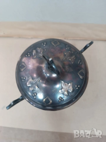 Посребрена захарница WMF, снимка 3 - Антикварни и старинни предмети - 54024230