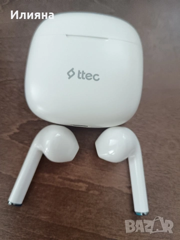 Bluetooth слушалки ttec Mode, TWS бели
