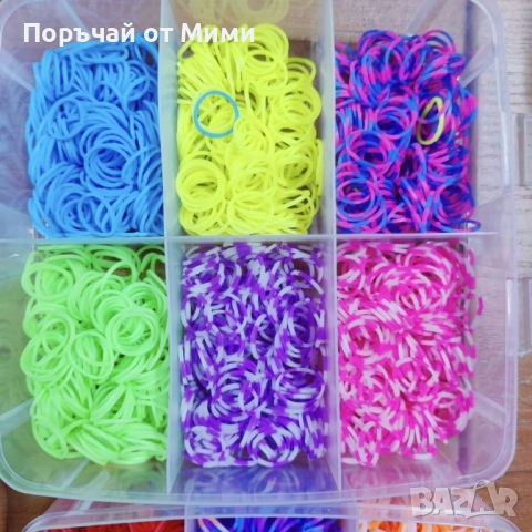 Пластмасов куфар с ластички, 4500 бр в комплекта, снимка 3 - Куфари - 52209360