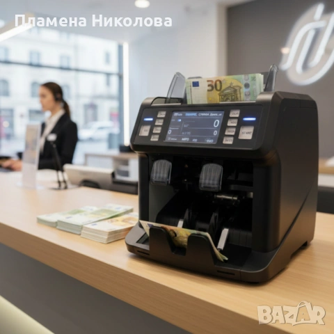 Многовалутна машина за броене на банкноти с детекция за фалшиви банкноти, снимка 2 - Друга електроника - 53601585