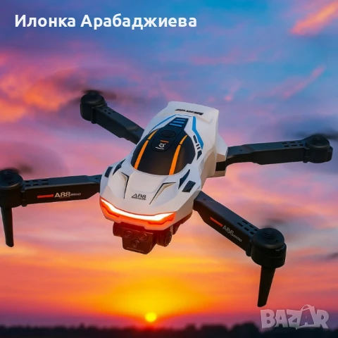 Сгъваем дрон A88 с двойна 1080P камера и интелигентни функции за управление