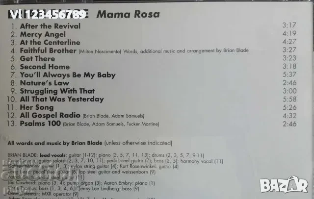 СД -BRIAN BLADE - MAMA ROSA