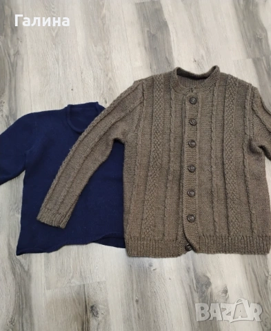  Жилетка и блуза  ръчно плетиво
