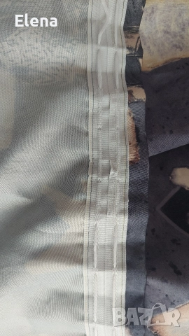 Две тъмни пердета с тежест – 185х135 см, снимка 2 - Пердета и завеси - 52836450