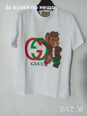 Gucci Мъжка Тениска👕Мъжка Блуза С Къс Ръкав - Различни Цветове Код Urban25, снимка 6 - Тениски - 53667465