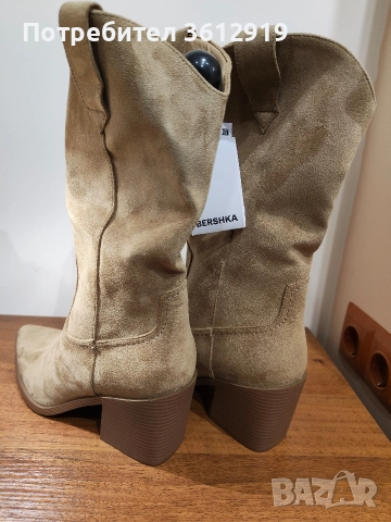 Bershka ботуши , снимка 5 - Дамски ботуши - 52841808