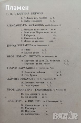 XVI обща художествена изложба /1942/, снимка 2 - Антикварни и старинни предмети - 45354064