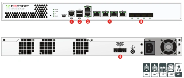 Продавам 2 броя защитни стени Fortigate 300D