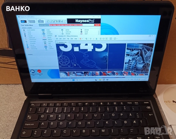 Комплект aвтодиагностика и лаптоп Lenovo Yoga с 8RAM и тъчскрийн екран, снимка 5 - Аксесоари и консумативи - 53644438