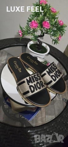 DIOR 💎Дамски Чехли , снимка 2 - Чехли - 54034023