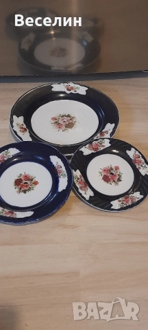 Поднос три нива кобалт Намаление 