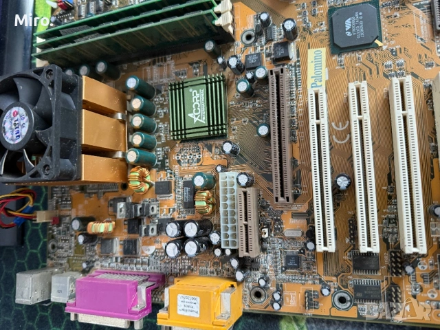 Ретро Дънна Платка Acorp  7KTA +CPU + RAM , снимка 4 - Дънни платки - 54288125