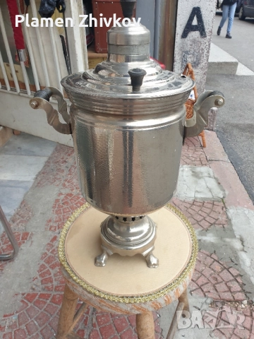 самовар на дърва , снимка 4 - Антикварни и старинни предмети - 52140358