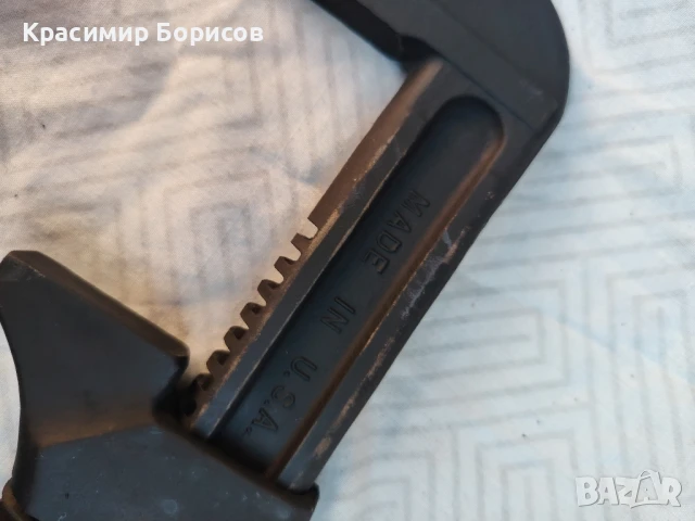 американски раздвижен ключ , снимка 5 - Ключове - 51370433